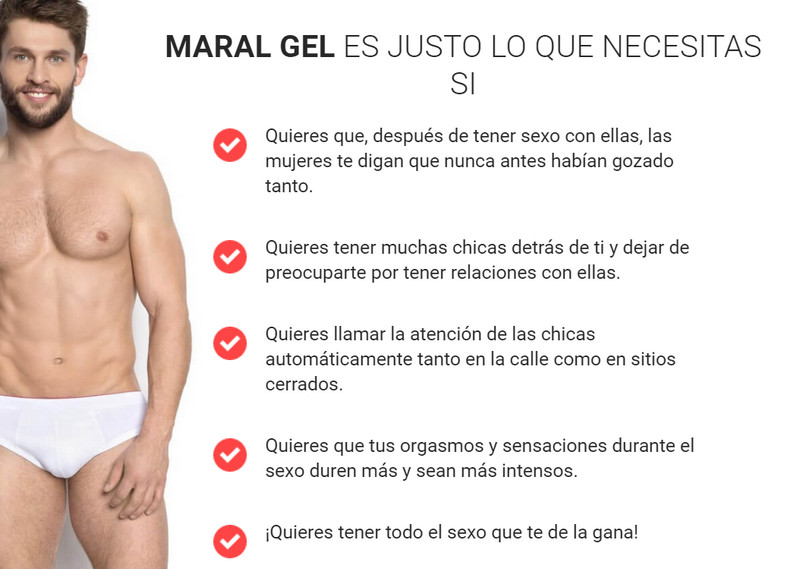Maral gel beneficios